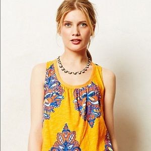Anthropologie Sleeveless Tie-Back Top by Akemi+Kim